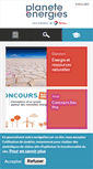 Mobile Screenshot of planete-energies.com